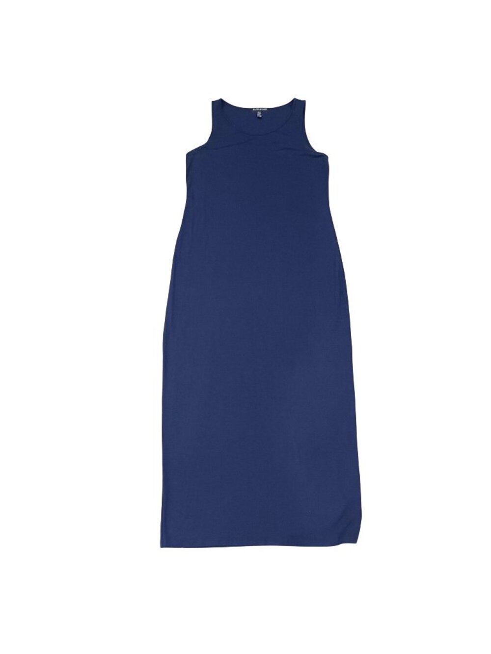 Eileen Fisher Stretch Jersey Knit Tank Dress Women's Size XS Navy Blue Viscose